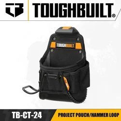 TOUGHBUILT TB-CT-24 Project Pouch Hammer Loop Tools Packaging Tool Bag