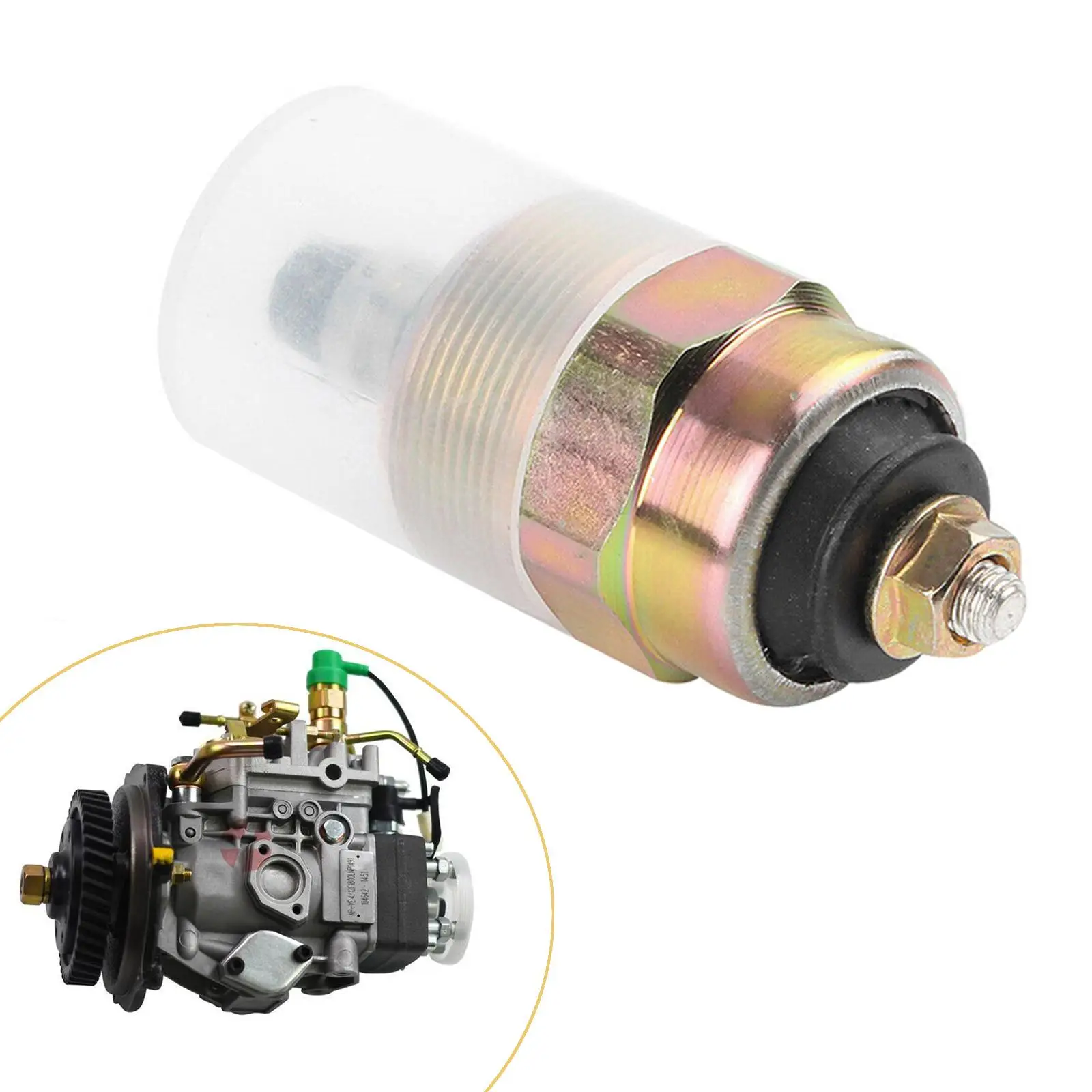 12V Fuels Shutoff Solenoid 0330001015 Practical Accessory for Isuzu