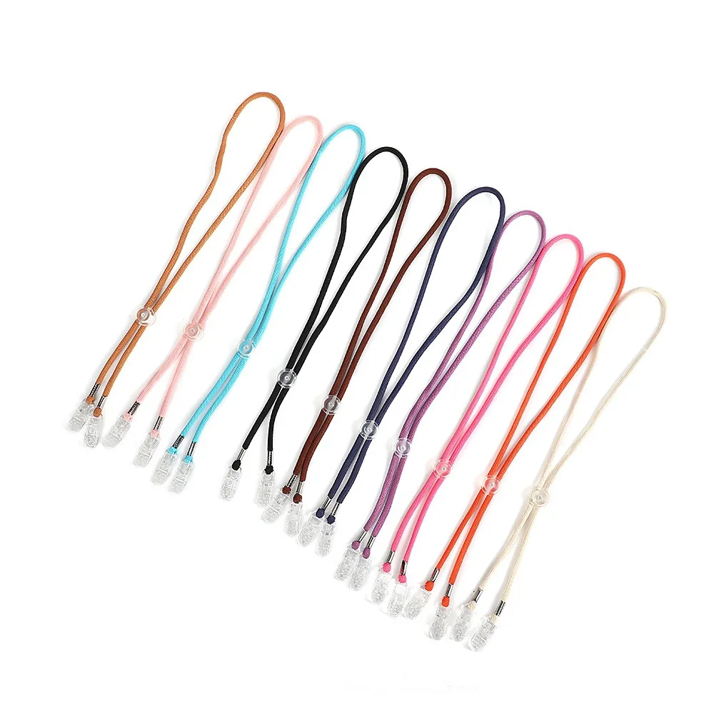 Portable Anti-lost Windproof Hat Strap with Clips Adjustable Hat Chin Cord Multifunctional Hat Retainer Hat