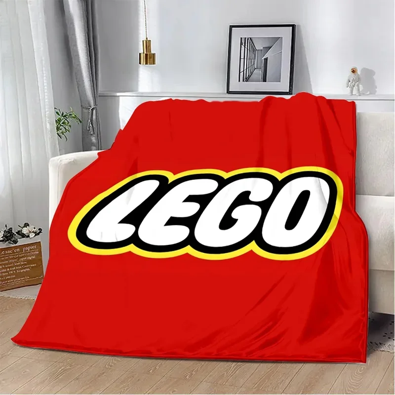 Fun Toy L-LEGOS Printed Blanket Picnic Blankets Warm Blanket Soft and Comfortable Blanket Home Travel Birthday Gift@0￥