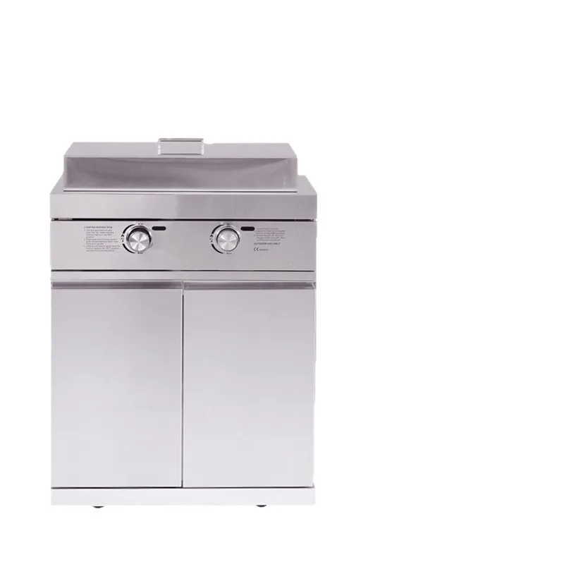 Outdoor courtyard barbecue table Built-in  Grill Built-in teppanyaki