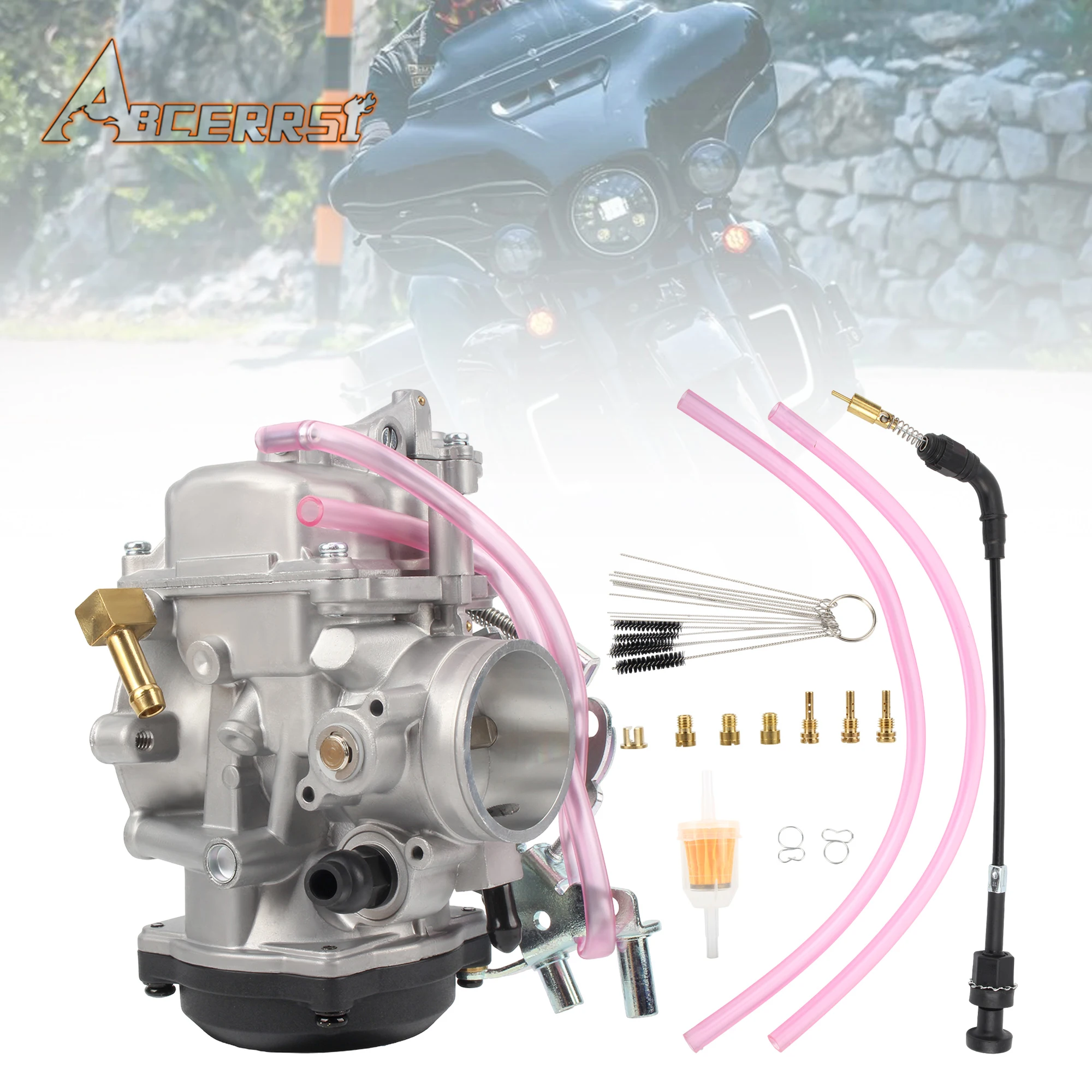 

ATV UTV Motorcycle Carburetor Set CV40 40mm For Harley Davidson Sportster XLH1200 XL883 Softail Dyna DirtBike Engine Spare Parts