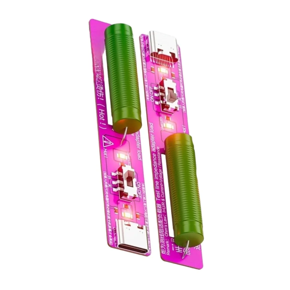 Type-C PD Load Tester Resistance Meter 10W Power Cable Quality Detector With LED Display For USB Data Line Testing Tool