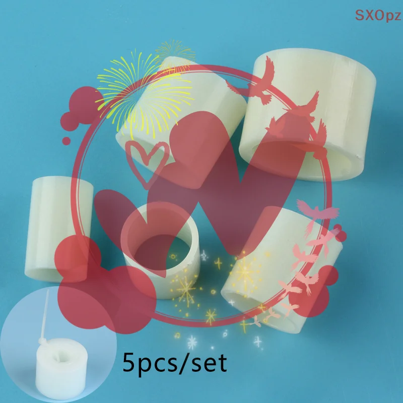 

5-Sizes/set Grinding Wheel Arbor Bushing Adapter Kit 32-25-22-19-16-12.7mm For 250/150mm Bench Grinder Plastic Reducer Ring