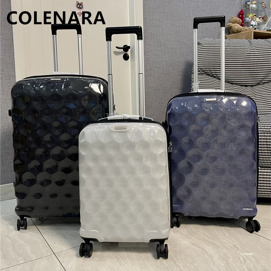 COLENARA ABS+PC Suitcase 20 Inch Ultralight Boarding Case 24
