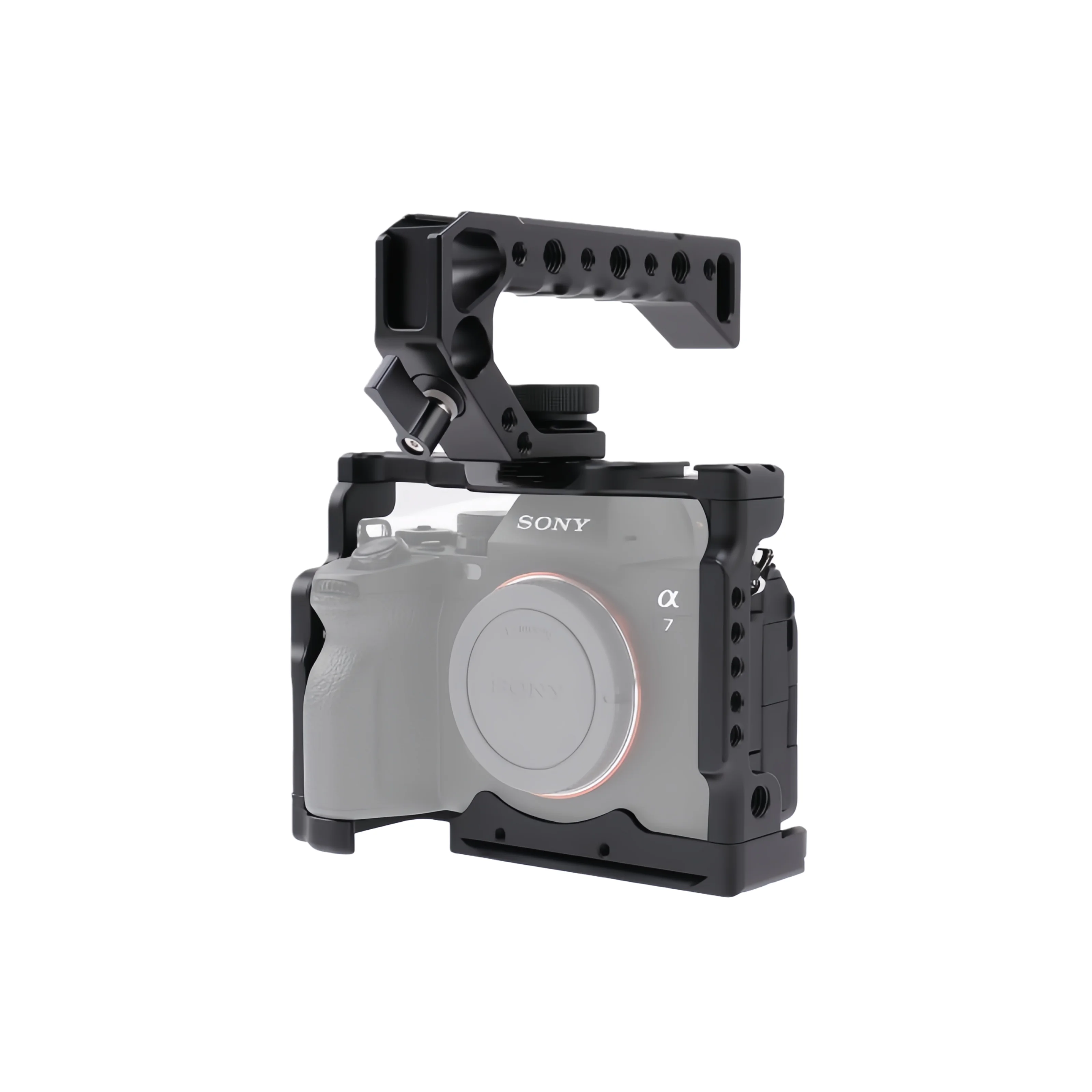 

Camera cage quick release stabilizer for Sony A7M4 VLOG expansion Aluminum protective frame