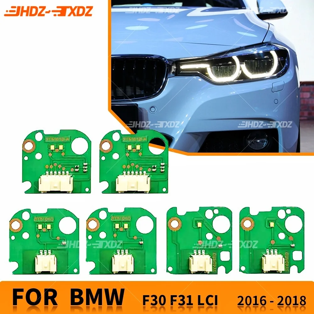 

Bright White DRL LED Boards 63117419610 63117419615 For BMW F30 F31 F35 LCI 2016-2018 Headlight Daytime Running Light Angel Eyes
