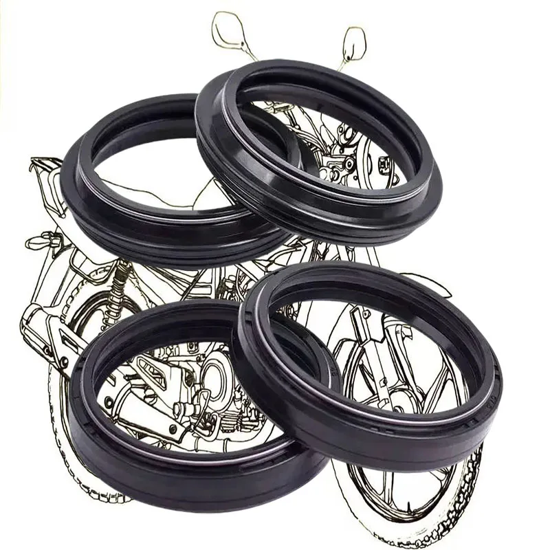 

43x53x9.5/11.5 Motorcycle Front Fork Damper Oil Seal Dust Seal Cover Shock Absorber 43*53*9.5/11.5