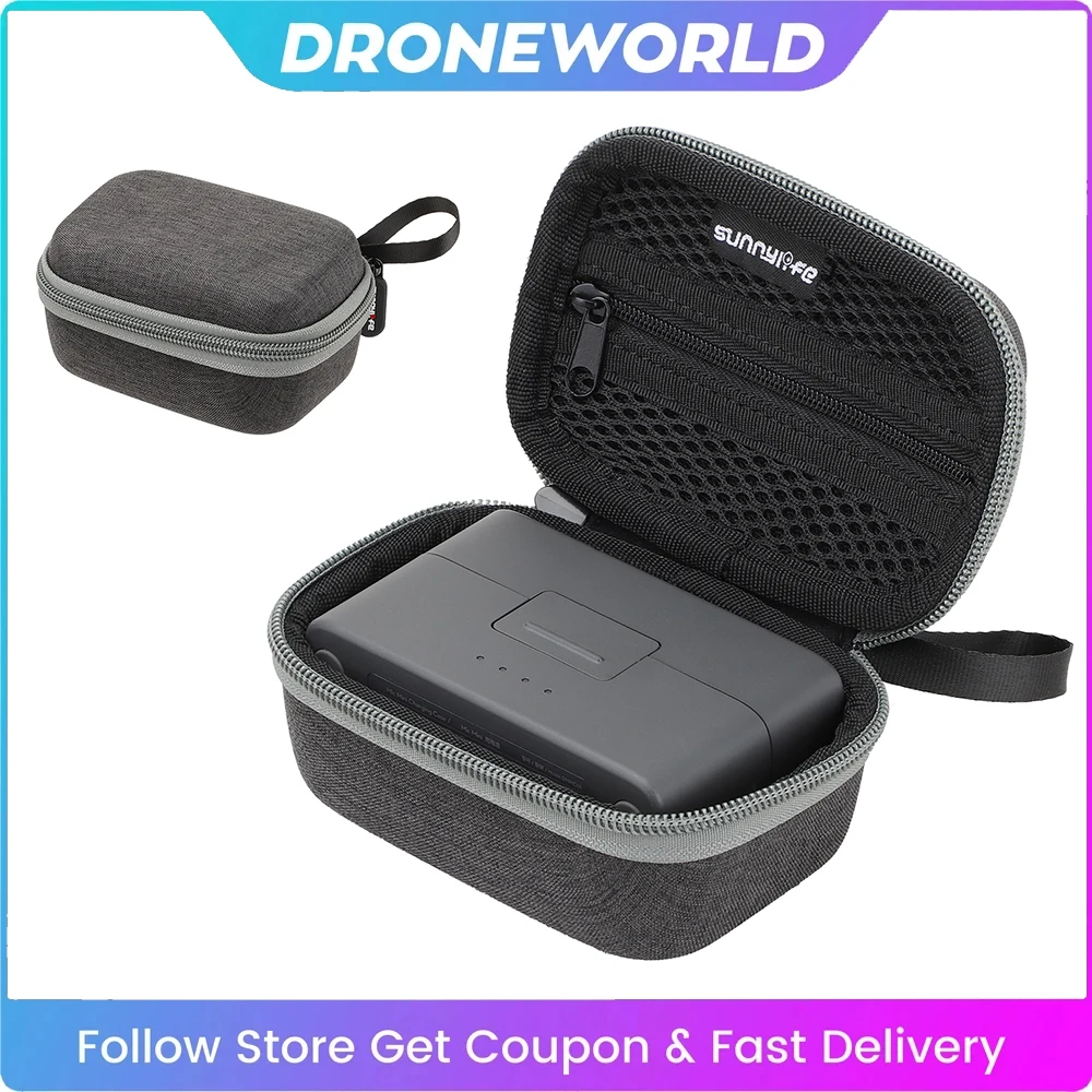 ل DJI Mic حقيبة حمل صغيرة حقيبة التخزين المحمولة صندوق حماية خارجي ل DJI Mic 2/1 حقائب ميكروفون لاسلكي للسفر