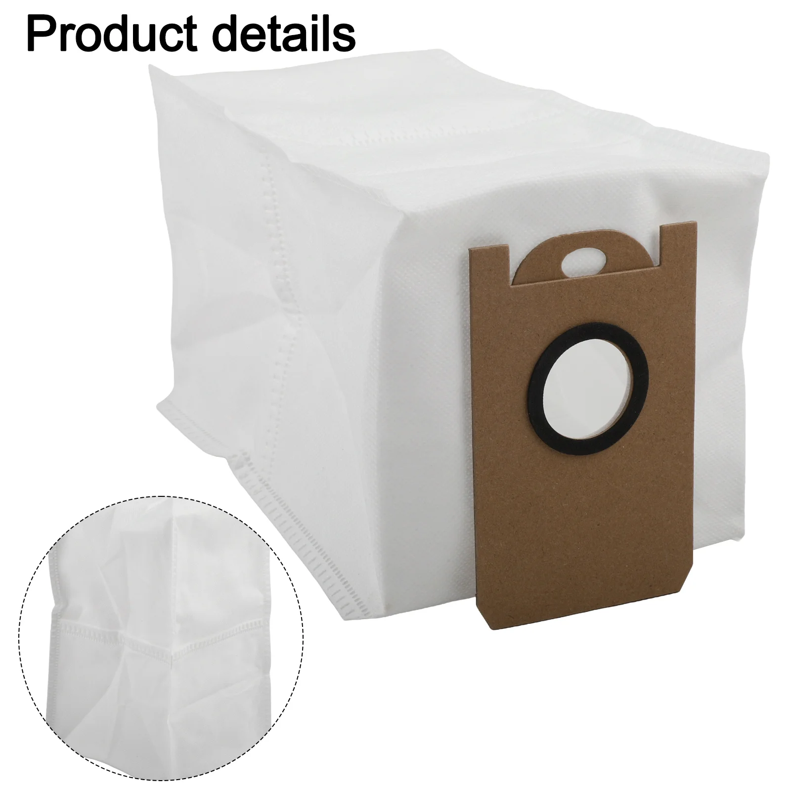 4 10 Packs Non-woven Dust Bags For Redkey R10 Robot Vacuum Cleaner Replacement Parts High Capacity Debris Collection Accessories