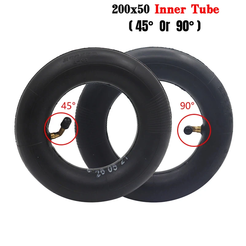 New200x50 Inner Tube for Razor E100/E150/E200 Power Core E100 Kugoo S2/S3 Speedway Mini 4 Pro E-Scooter Tires Tube Parts 200*50