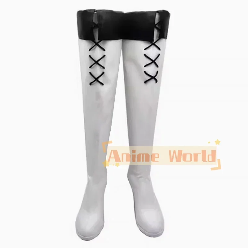 Akame Ga Uccidi! Esdeath Scarpe Stivali Cosplay Carnevale di Halloween Natale
