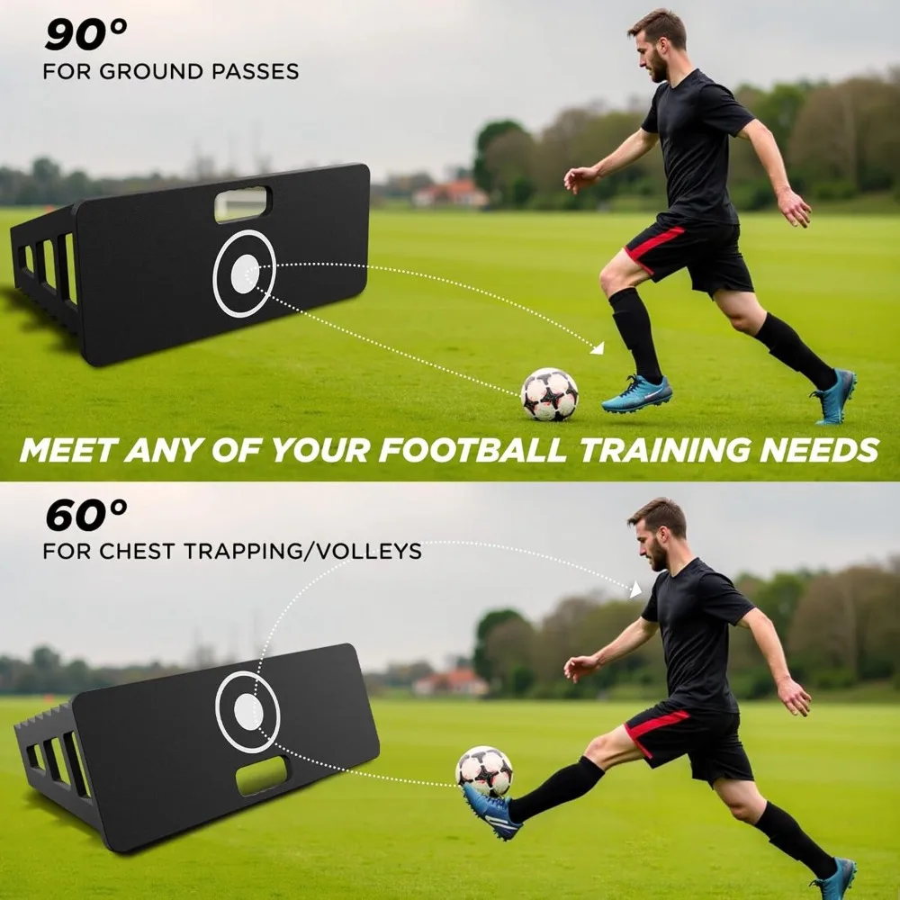 スキル開発、パス、シュート、敏捷性、ボールコントロール向上のための双方向サッカーリバウンドトレーニングボード