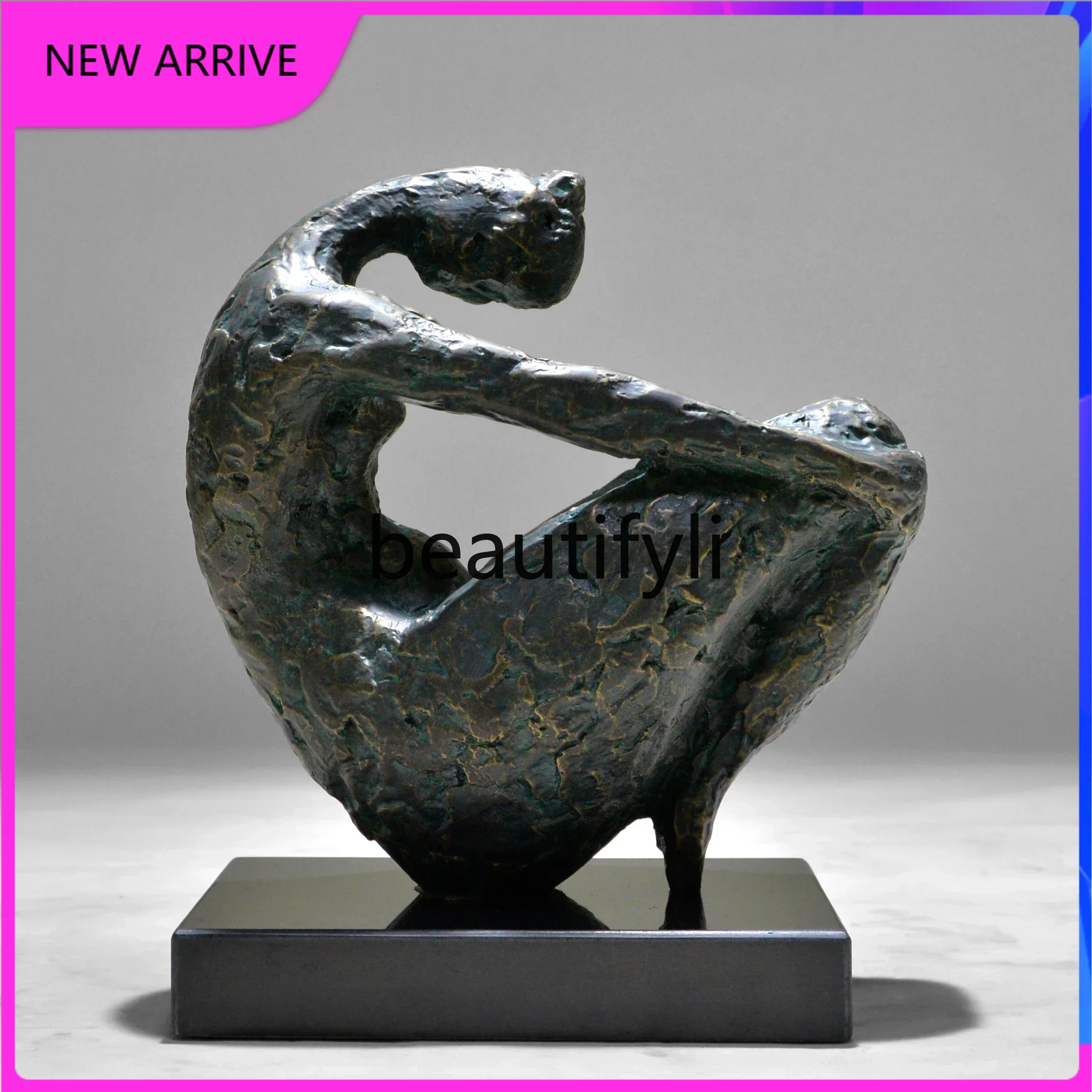 

Abstract Sculpture Art Ornament Resin Hotel Villa Home Furnishing Hemei Modern Simple Soft Decoration