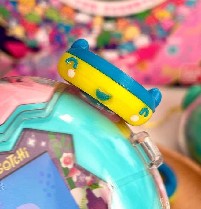 New Tamagotchi Happy Park Paradise Knob Case Protective Decorative Set Mameiji Cute In Stock