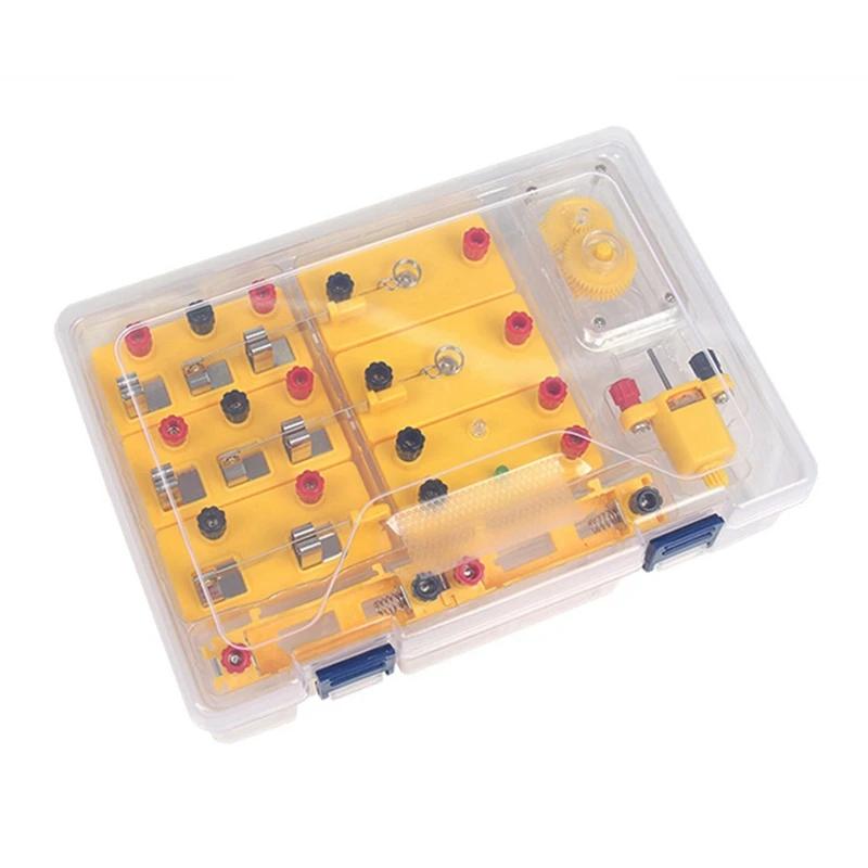 T04C-Electric Kids Toy Basic Circuit Electricity Learning Kit Physics Teaching Aids Education DIY Assembly Experiment