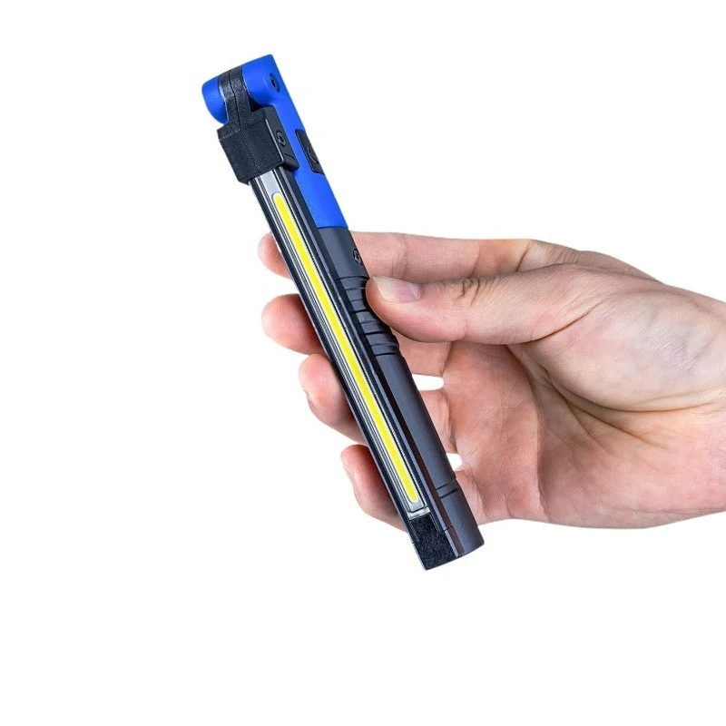 Foldable LED Work Light with Magnetic Base - 800-1500LM Rechargeable Auto Repair Lamp, USB-C Long-Lasting
