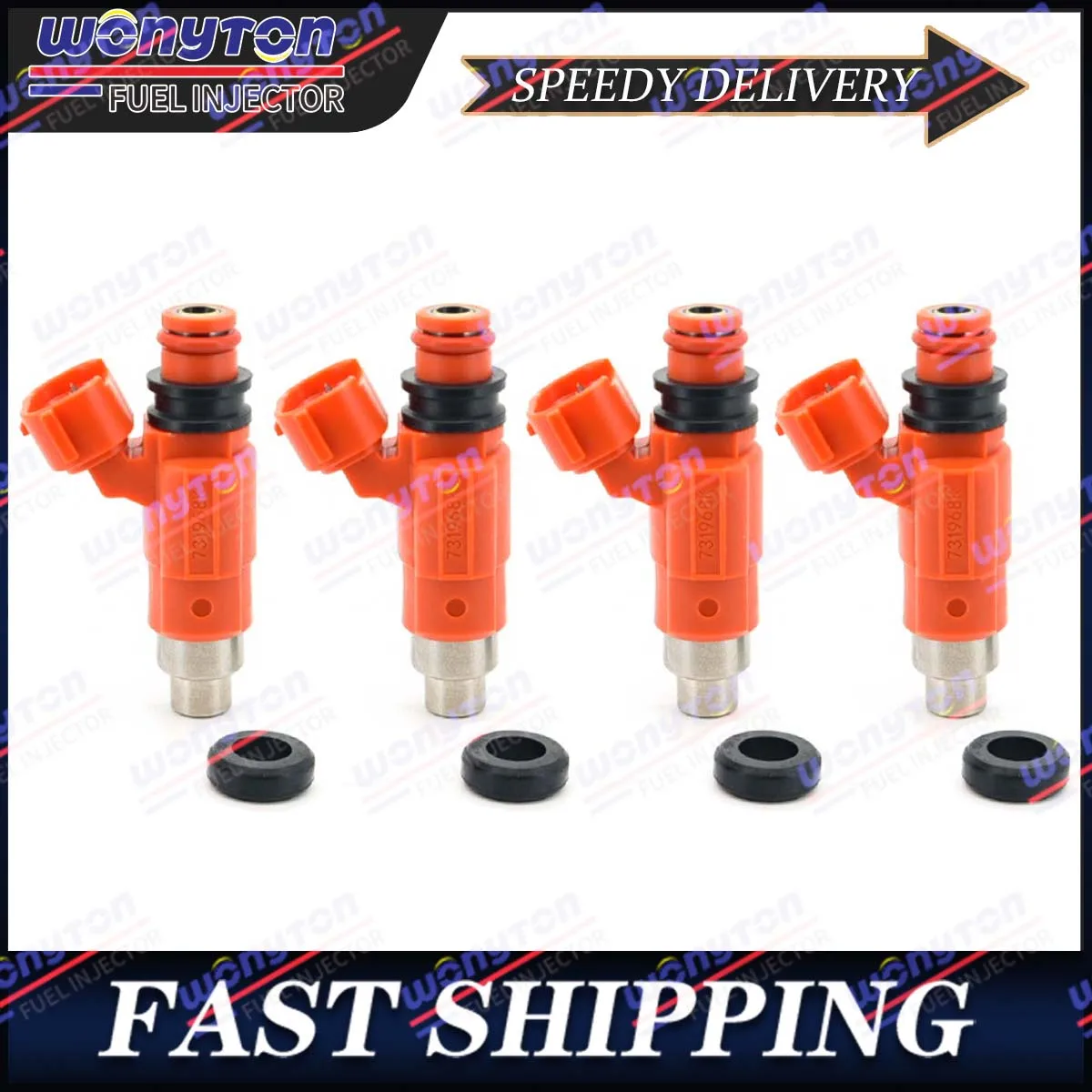 

4Pcs Fuel Injectors Fit For Suzuki Outboard DF90 100 DF115 DF140 CDH210 INP771