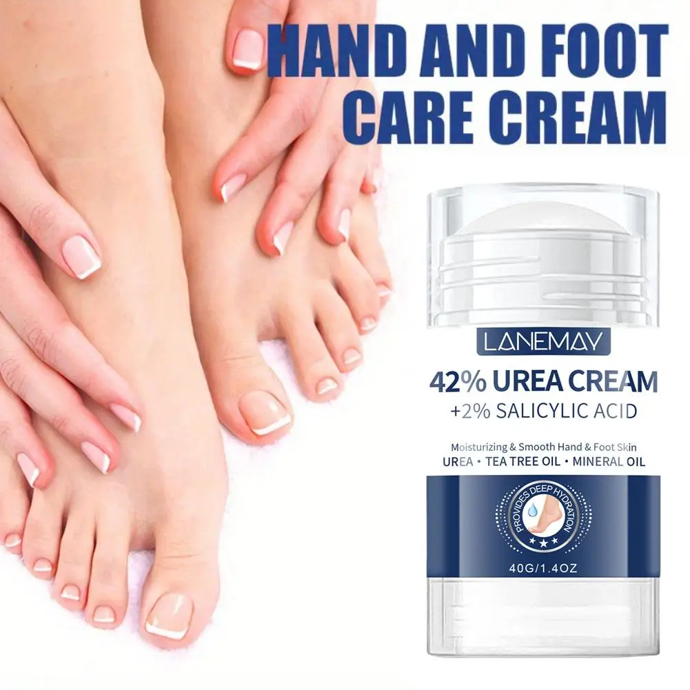 42% Urea Foot Protective Cream + 2% Salicylic Acid And Foot Care Intensive Foot/Hand Moisturizing Hydrating Hand Cream V7P2