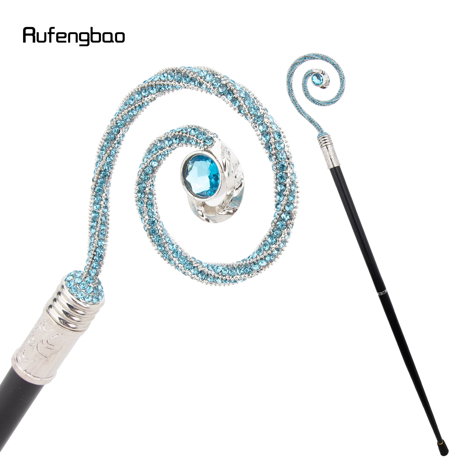 White Blue Hanger Blue Diamond Fashion Stick   Stage Cane Decorative Stick Decorative Cane Cosplay Parties, For Cosplay & Party