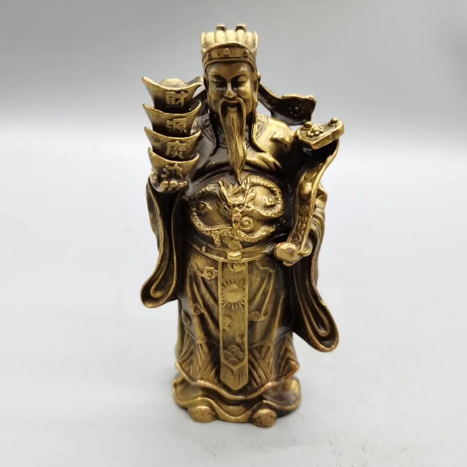 

Antique bronze Brass God of wealth statues