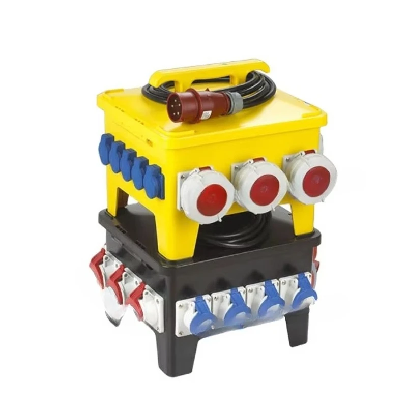 Indoor/outdoor portable panel temporary power mobile switchboard distribution box cable IP67 waterproof and dustproof