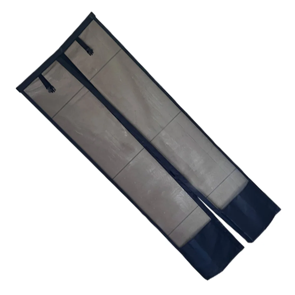 

Caravan Entrance Door Net 200x70cm Motorhome Mesh Screen Breathable Nylon Curtain for Van RV Sliding Door Camping Black