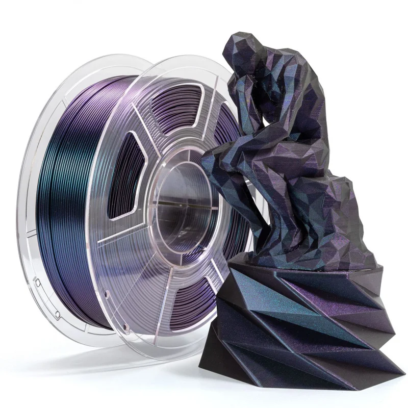 Chameleon PLA 3D Printer Filament, Magic Series Shiny Glitter PLA, 1KG Spool