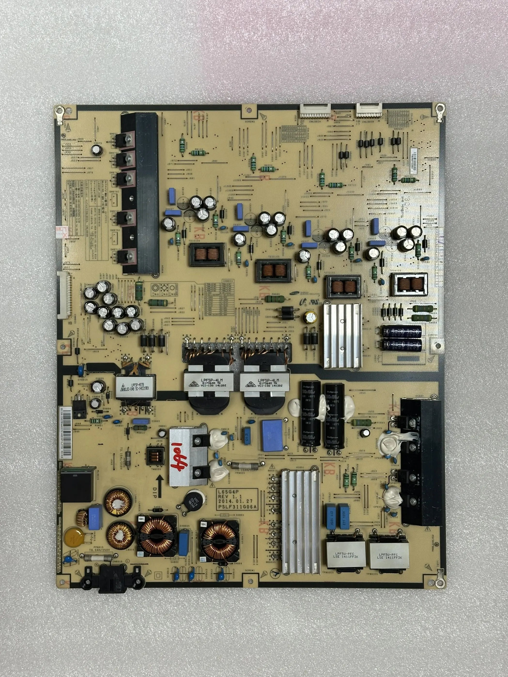 

плата питания для оригинальной платы питания UA65HU8500J L65G4P BN44-00741A пятно