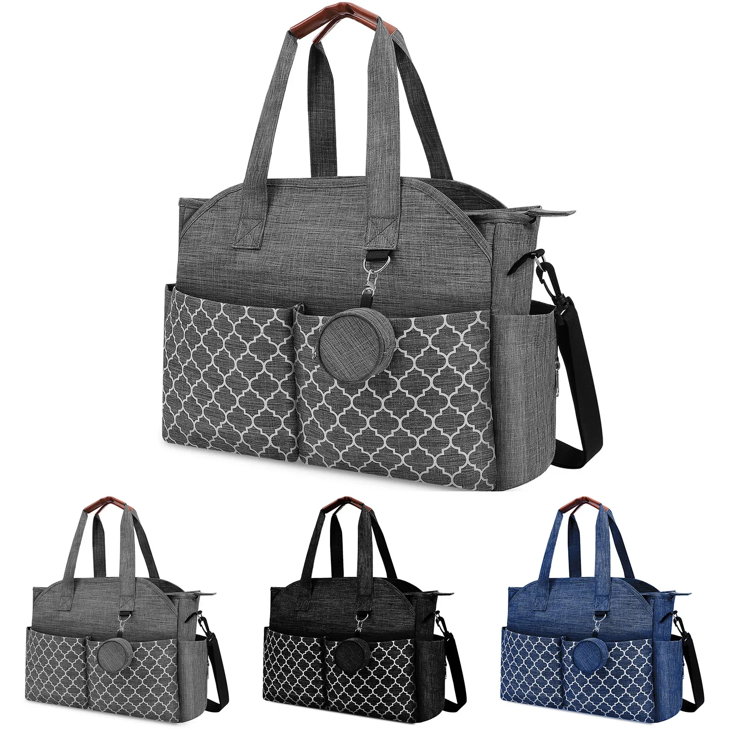 

Nappy Storage Organizer Waterproof Mummy Shoulder Bag Maternity Handbag Hand Totes Large Capacity Stroller Bags Baby Diaper Bag