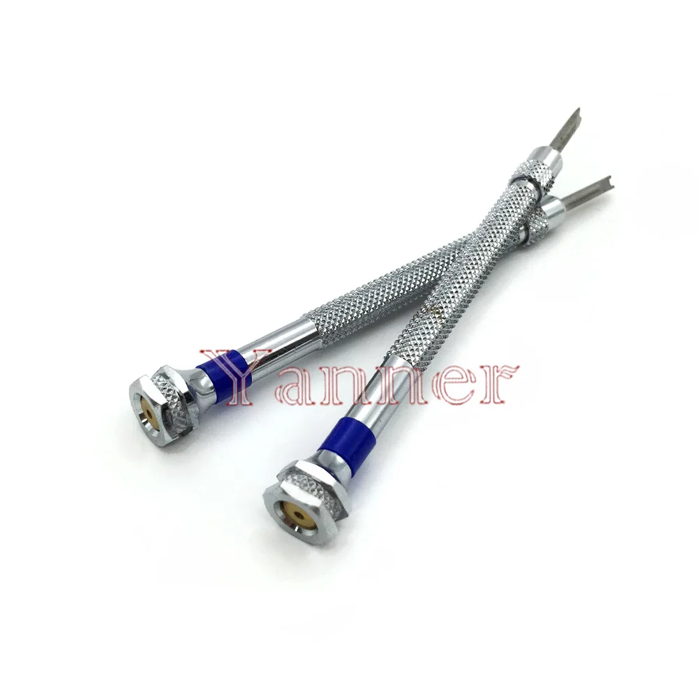 2 sztuk/partia H typ śrubokręt dla Hublot zegarek Bezel pasek pasek zegarek Repair Tool-podwójne ostrze 1.0mm i 1.5mm Herramientas