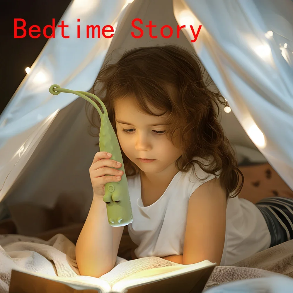 مصباح يدوي USB قابل لإعادة الشحن لطيف لينة سيليكون التمساح الأسد الكلب الحيوان LED مصباح المحمولة في الهواء الطلق الكرتون على شكل يده الخفيفة