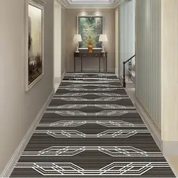 Customizable Modern Hallway Carpet Large Area Decor Home Hall Stair Aisle Rug Balcony Corridor Passageway Runner Non-slip Mat ﻿