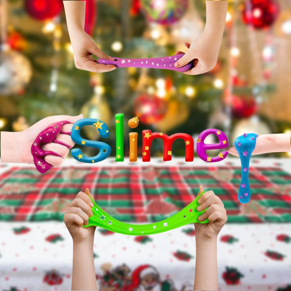 Slime Advent Calendar 2024 24 Days Christmas Countdown Calendar DIY Slime Making Kit Christmas Advent Calendar Gifts for Kids