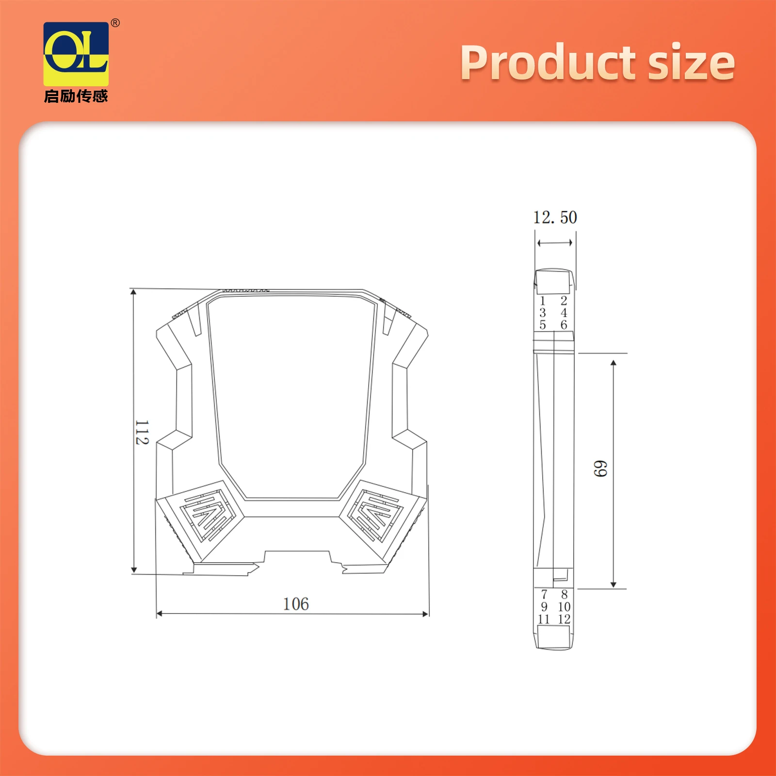 Load cell High-precision signal transmitter Amplifier module Weight Pressure accessory conversion electronic scale isolation