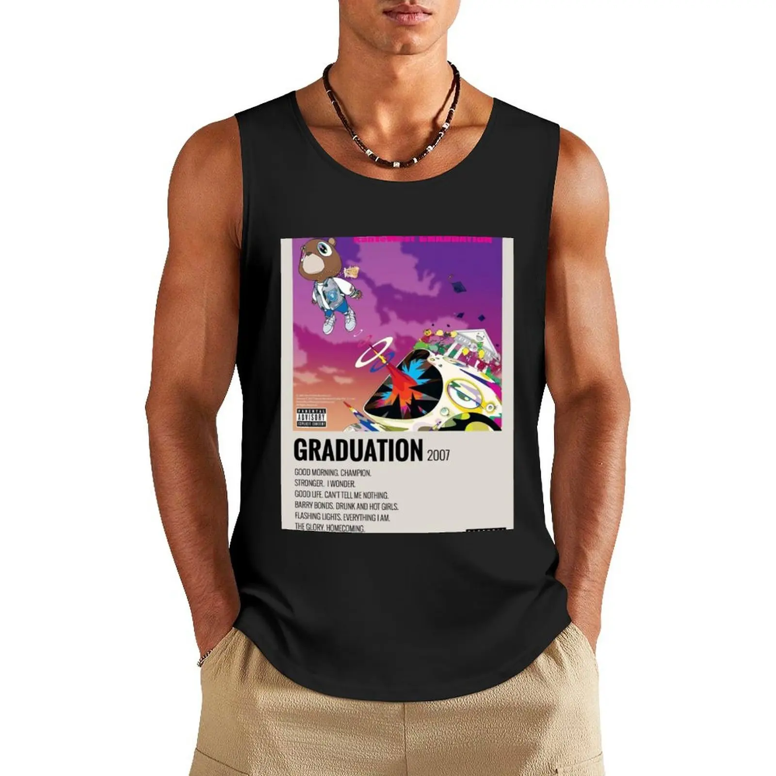 

Graduation: The Rise of an Icon Tank Top summer t-shirt gym man Men's t-shirt summer clothes for men