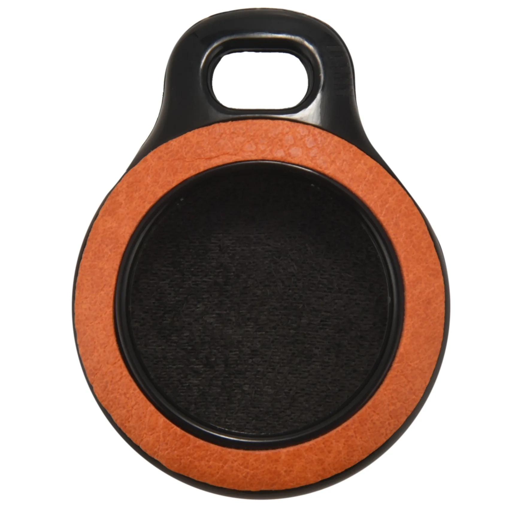 Anti-Lost Airtag Case Suitable for Apple Airtag Leather Case, Suitable for Apple Tracker Device Anti-Drop Orange