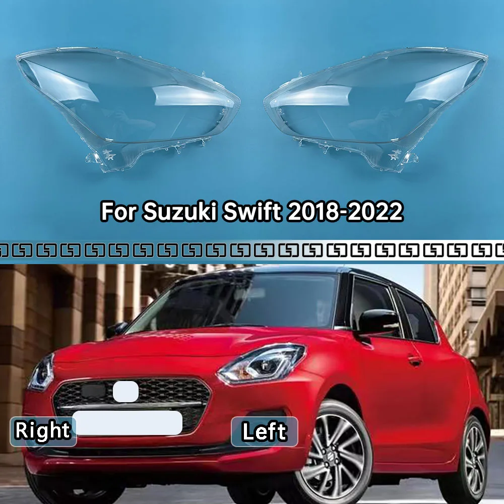 

For Suzuki Swift 2018-2022 Headlights Shell Transparent Lampshdade Headlamp Cover Lamp Shade Plexiglass Replace Original Lens