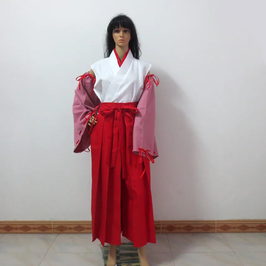 Disfraz de Higurashi When They Cry Furude Rika, uniforme para fiesta de Halloween y Navidad, hecho a medida en cualquier tamaño