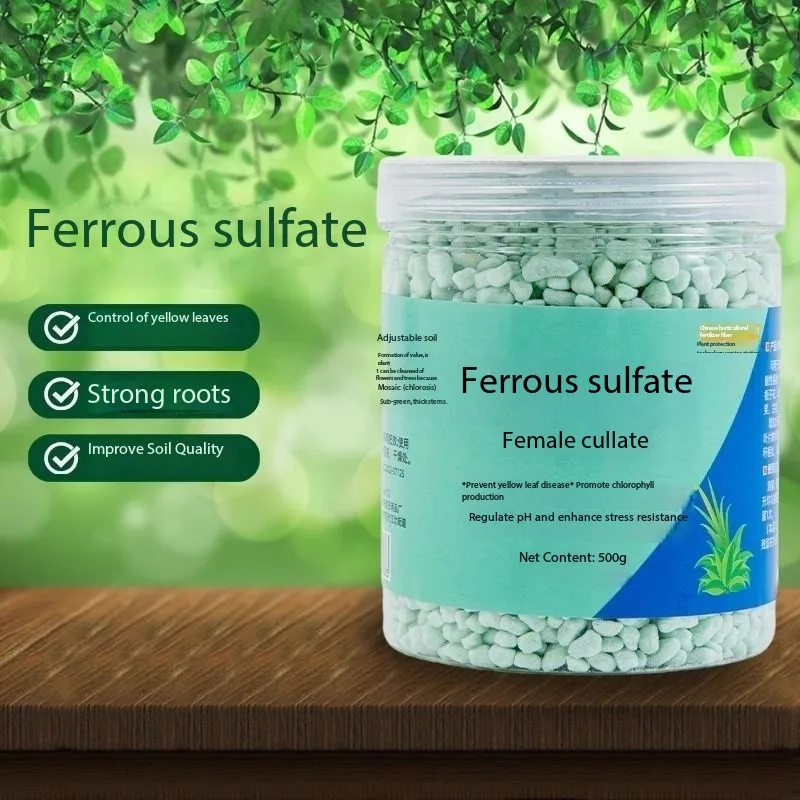 200g/500g Ferrous Sulfate Flower Fertilizer Soil Improvement Acid For Foliage Plant,Flowering Plant,Bulb Plant,Succulent Plant