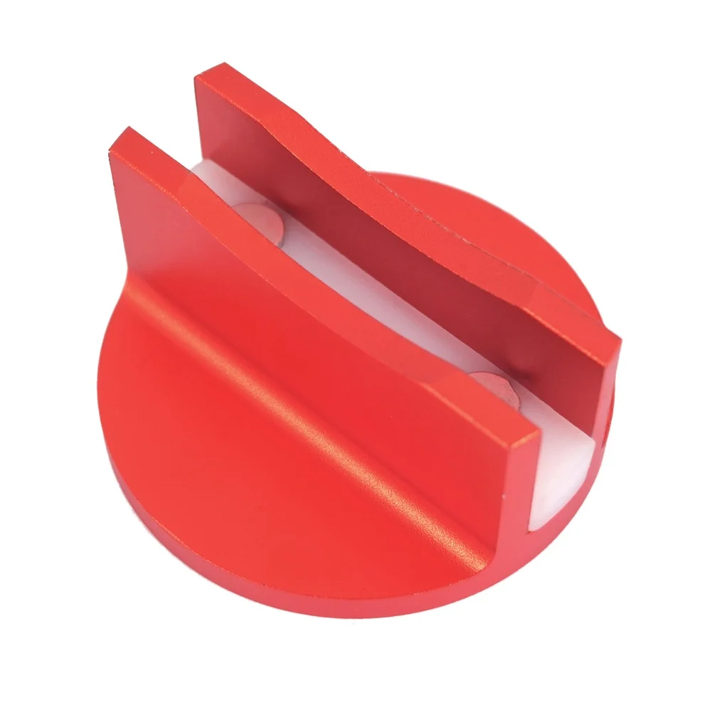 Vehicle Lifting Adapter for Pinch Weld Areas Made from CNC Machined Aluminum Alloy with Reliable Magnetic Grip