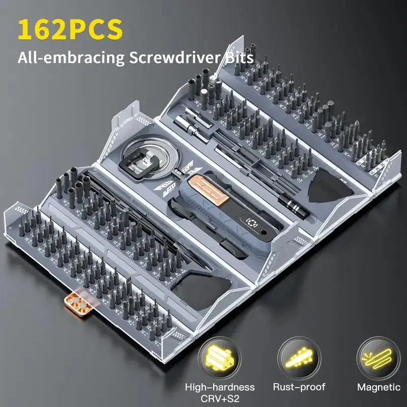 180 in 1 Precision Screwdriver Tool Set  Mobile Phone Computer Tablet Glasses Repair Home Magnetic Professional Repair Tool