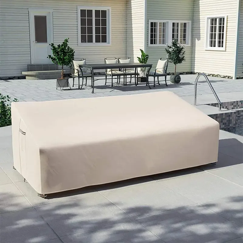 600D Outdoor Chair Cover,Sofa Chair Cover,Nordic Courtyard Chair Cover,Dustproof And Sunscreen Furniture Protection Cover