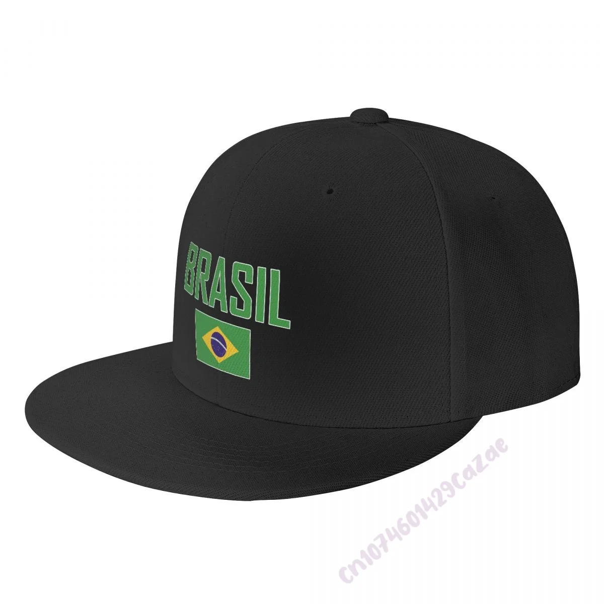 

BRAZIL Flag Flat Brim Baseball Cap Breathable Adjustable Men Women Outdoor Hip Hop Hat For Gift