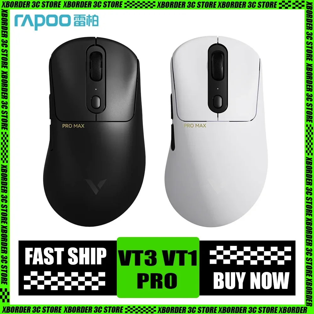 rapoo dual mode lightpeso gaming mouse ratos ergonomicos de longa duracao da bateria gamer 8k return paw3950 vt3 vt1pro max 01