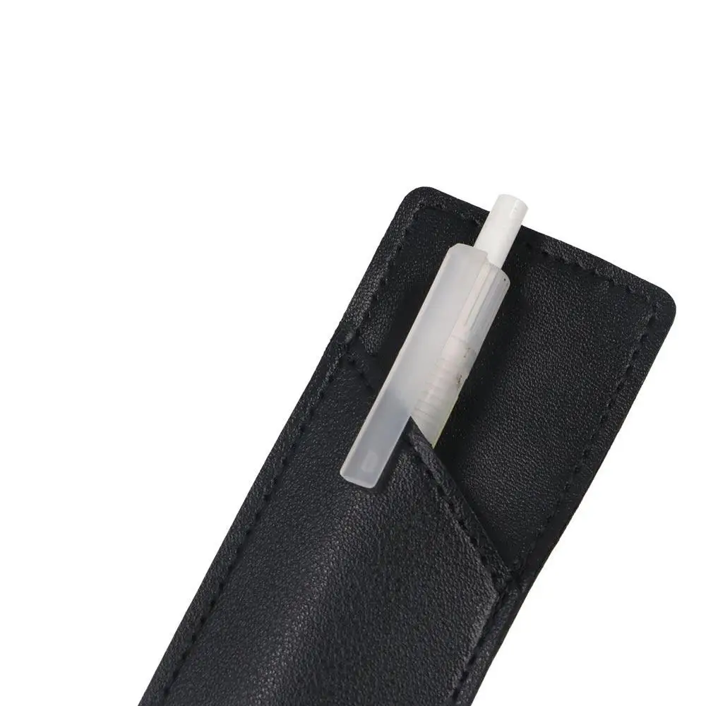 PU-Leder-Stifthalter mit elastischem Band, verstellbare Träger, tragbare Stifthülle, einfach zu verstauen, bunt