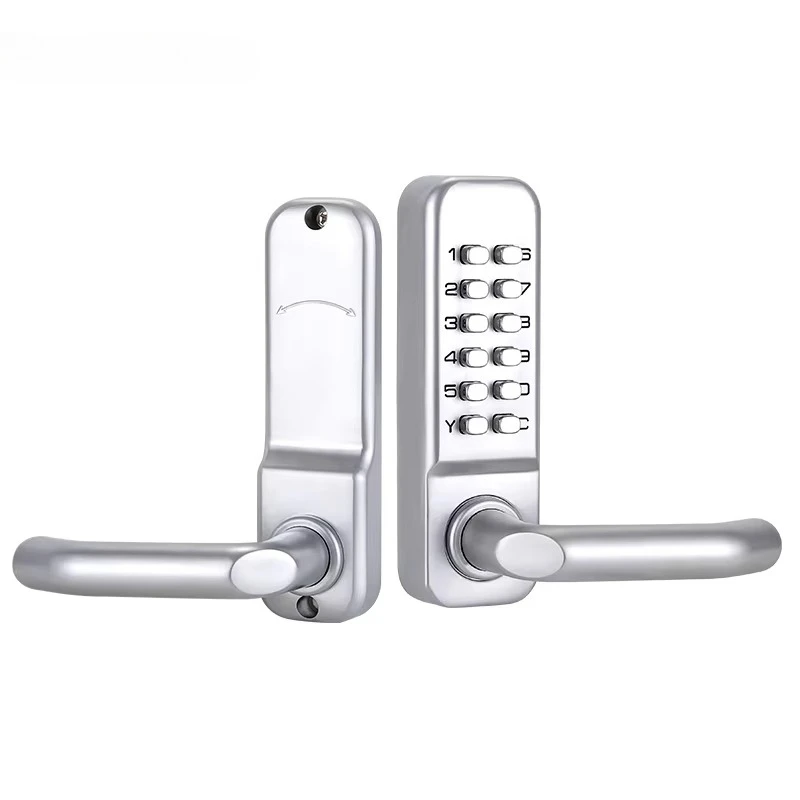 Zinc Alloy Mechanical Password Lock Keyless Waterproof Button Digital Password Lock Entrance Door Wooden Door Household Lock