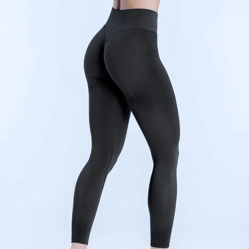 Ignite Leggings Women Curl Up Seamless Yoga Pants High Quality Leggings Low Ribbed Fitness Pants High Stretch Fitness Tights