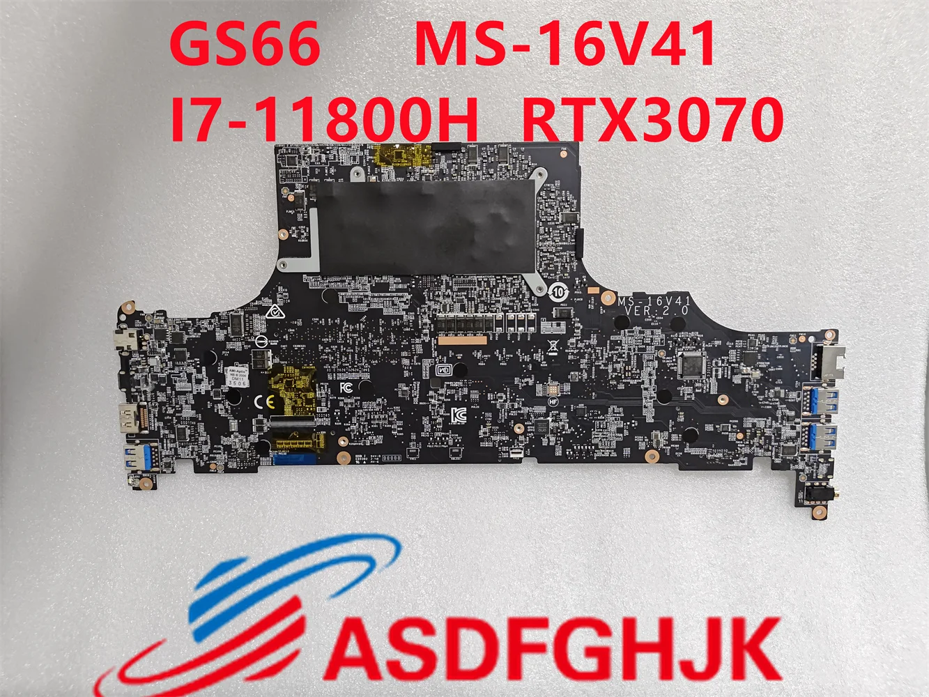 The original MS-16V41 is suitable for MS-16V41 MS-16V4 laptop motherboard MS-16V41 I7-11800H SRKT3 CPU RTX3070 GPU test OK