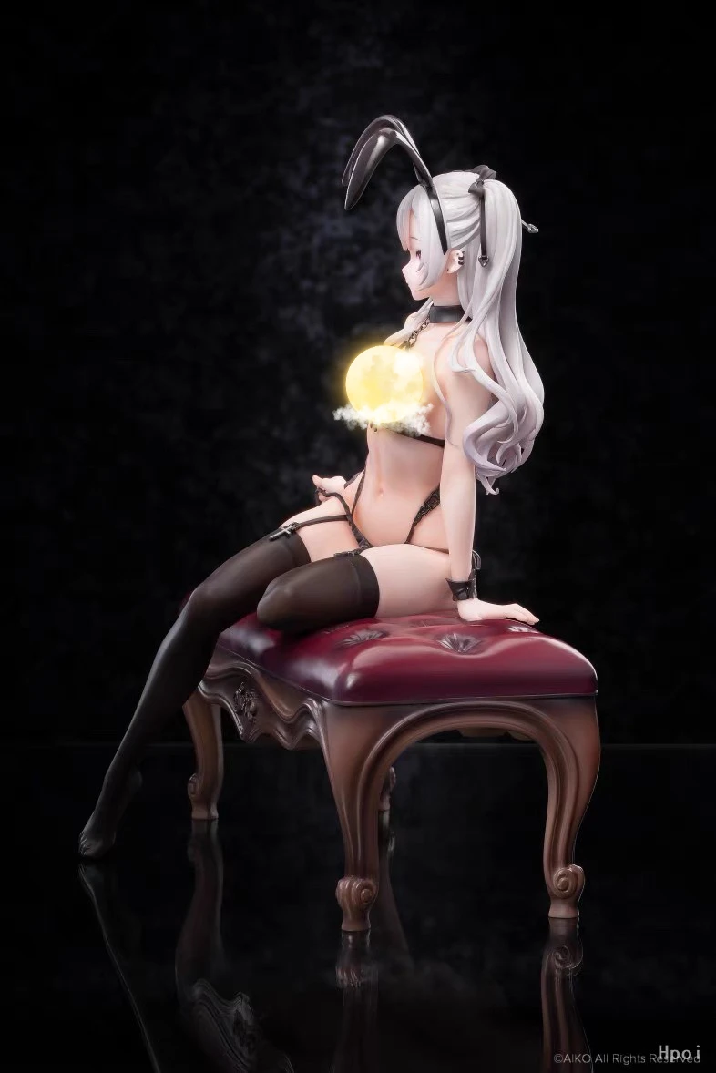 Genuine Stock Reverse Studio AIKOlik Original Artwork Tana Black Rabbit Girl Scenery Item Movable Figurine Model Toy Movie Anime